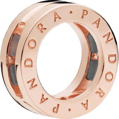 Pandora潘多拉奥莱Reflexions徽标硅胶固定夹串珠礼物