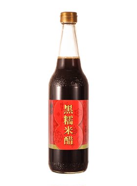 八珍零添加黑糯米醋600ml×1瓶