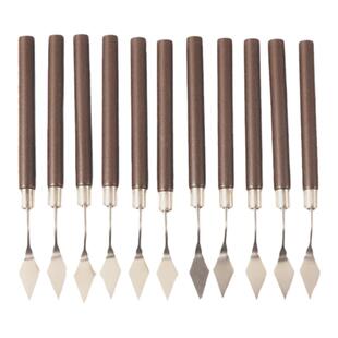 景泰蓝工艺画制作专业工具掐丝珐琅调色铲刀刮刀红木柄美术用品