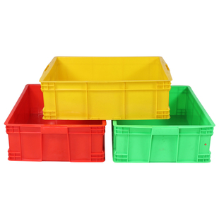 特大号加厚长方形塑料养鱼龟周转箱仓储物流运输收纳胶框带盖塑胶