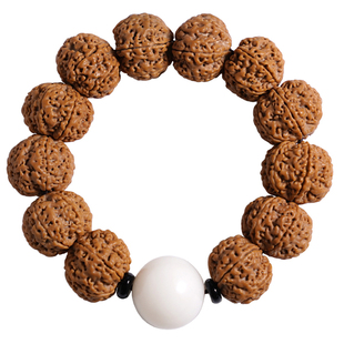 尼泊尔6六瓣金刚菩提子手串男士精品爆肉原籽菩提根配饰盘玩佛珠