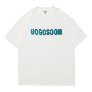 GOGOSOON夏季新款短袖T恤男250g速干凉感防晒50+潮流宽松上衣Q
