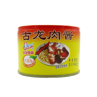 古龙食品肉酱180g*6罐头厦门特产美食罐头拌饭拌面酱香菇午餐肉酱