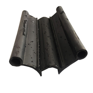 冷冻库密封条双孔U型专用保温防尘密封条冷库平移门门边皮条胶条