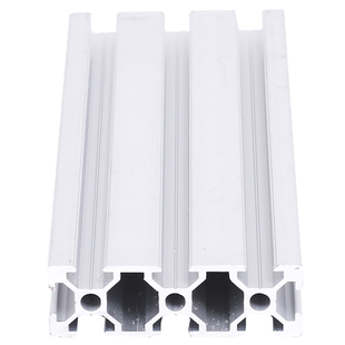 铝型材2060欧标20×60工业铝合金导轨20*60雕刻机台面3d打印机v槽