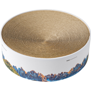 蜜罐猫 猫抓板磨爪器耐磨大号瓦楞纸猫窝猫玩具猫咪用品 环形山脉