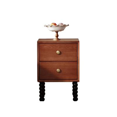 广巢达西中古实木储物床头柜