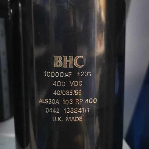 议价BHC ALS30A103RP400高压变频器单元滤波电解电容原装10000UF