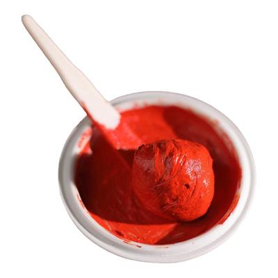 ㊣双维朱磦朱砂黄印泥散装锦盒装