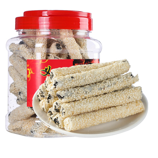 芝麻杆糖麦芽糖冲管糖老式寸金糖浙江金华义乌土特产零食小吃麻糖