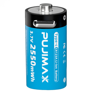 CR123A充电锂电池适用于奥林巴斯u1U2拍立得mini25富士尼康佳能胶卷胶片相机手电筒电子16340大容量3.7VUSB充