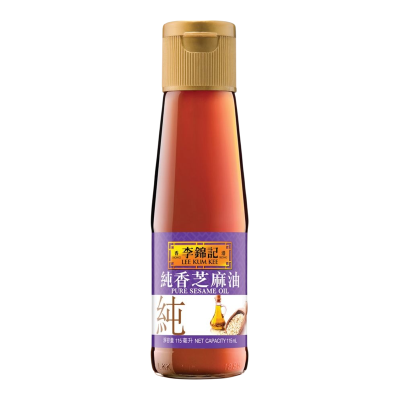 李锦记 纯香芝麻油115毫升凉拌灼菜腌肉纯正特浓厨房烹饪料理香油