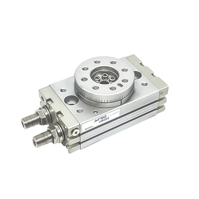 亚德客hrq气动回旋转气缸HRQ10/20/30/7/3/50/A/70/100A180度可调