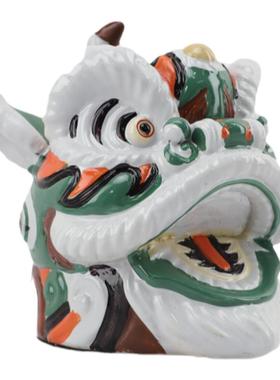新中式国潮树脂舞狮工艺品摆件