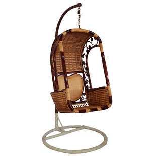 家用藤编秋千吊床卧室藤椅阳台鸟巢摇椅客厅吊椅户外吊篮椅双人椅