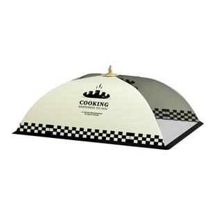 菜罩盖菜罩家用可折叠餐桌剩菜罩子食物防苍蝇遮饭罩神器防尘罩伞