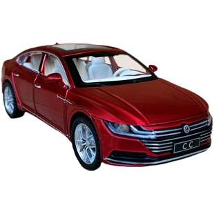 大众CC合金属小汽车模型声光回力儿童玩具车仿真一汽轿车摆件男孩