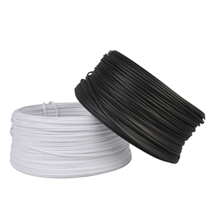 葡萄绑枝扎丝25米 1.2mm白黑色带皮绑线电镀锌铁丝鼻梁条电缆捆绑