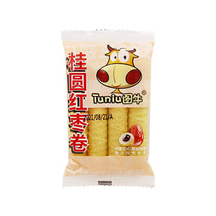 图牛咸蛋黄卷心酥豆乳阿萨姆奶茶卷大草原夹心饼干网红代餐零食品