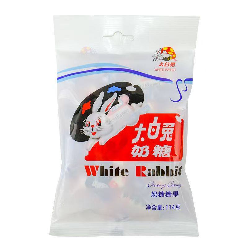 大白兔奶糖114g原味硬糖好吃不腻