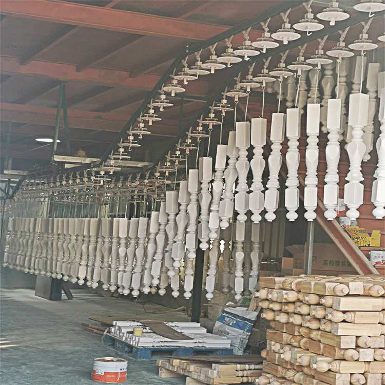 【厂家供应】省油漆的楼梯立柱自动喷漆设备