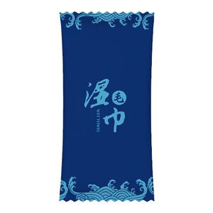 一次性湿毛巾餐饮纯棉饭店酒店专用定制加厚湿巾独立包装餐桌商用