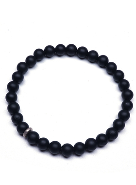 pohier原创小众设计石极简黑玛瑙