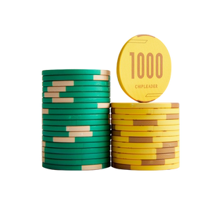 【chipleader】德州扑克陶瓷筹码有无面值43mm大尺寸码（CL陶瓷）