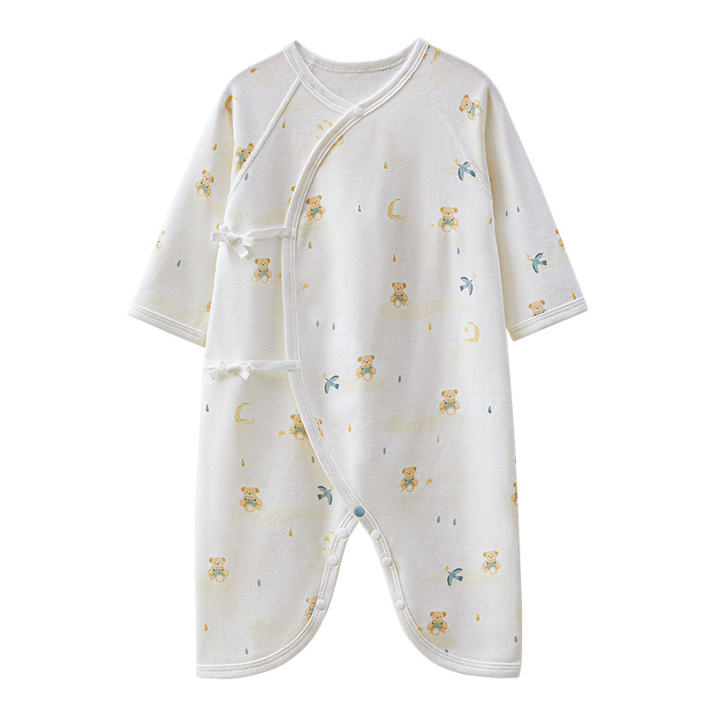 十月结晶粒粒阳光婴儿衣服四季纯棉蝴蝶衣萌趣亲肤新生儿宝宝衣服