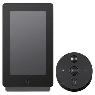 普联tplink可视门铃带显示屏家用高清门镜家庭入户防盗门口监控无线智能视频对讲电子猫眼摄像头二合一DB635A