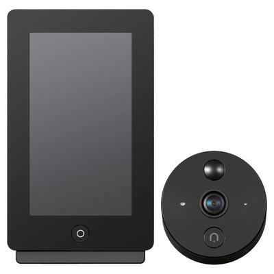 可视门铃带显示屏180度可看快递