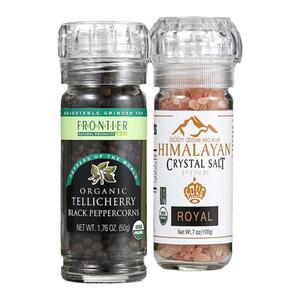 印度代利杰里黑胡椒颗粒50克粉红玫瑰海100克手动研磨牛排料