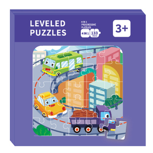 交通工具磁力拼图儿童益智进阶汽车磁性玩具3到6岁宝宝2幼儿4智力