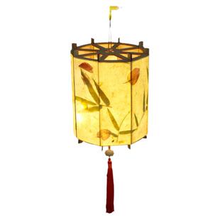 儿童手工diy花草纸灯笼材料包手提古风发光花灯幼儿园清明节