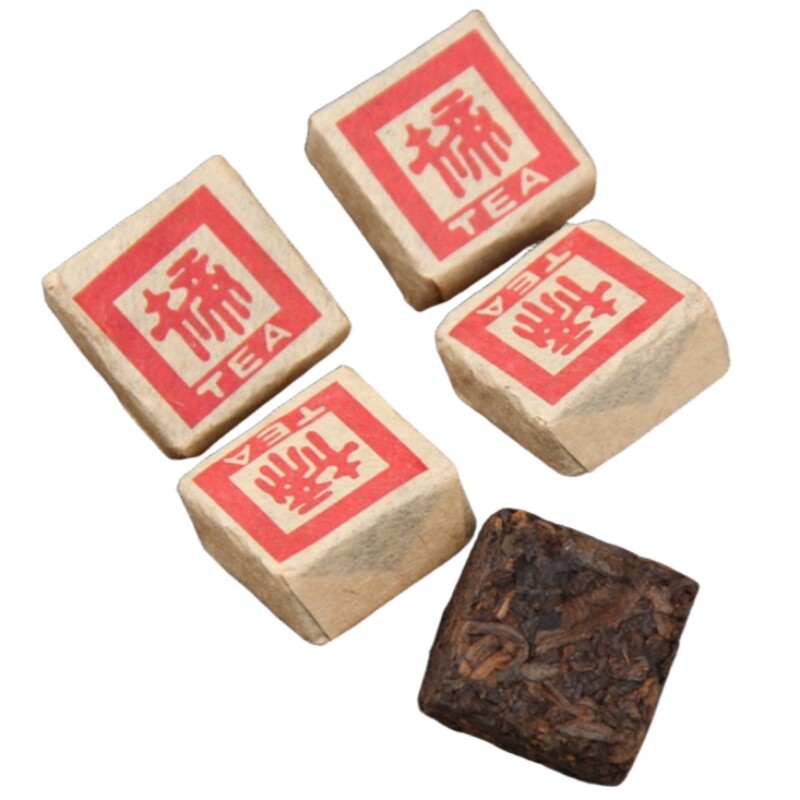 2003年云南普洱熟茶砖500g散装