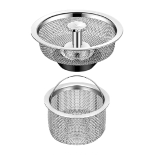 不锈钢过滤杂物网厨房水槽细网快速沥水漏隔渣水道防堵神器