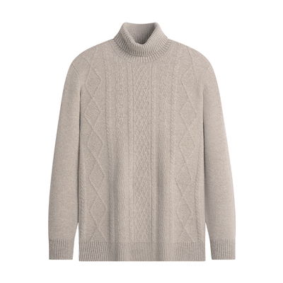 杉杉纯绵羊毛高领加厚针织打底衫