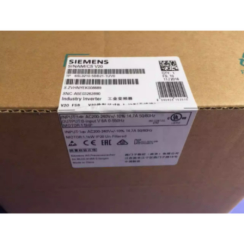 议价6SL3210-5BB22-2UV1西门子V20变频器2.2KW/千瓦6SL32105BB222