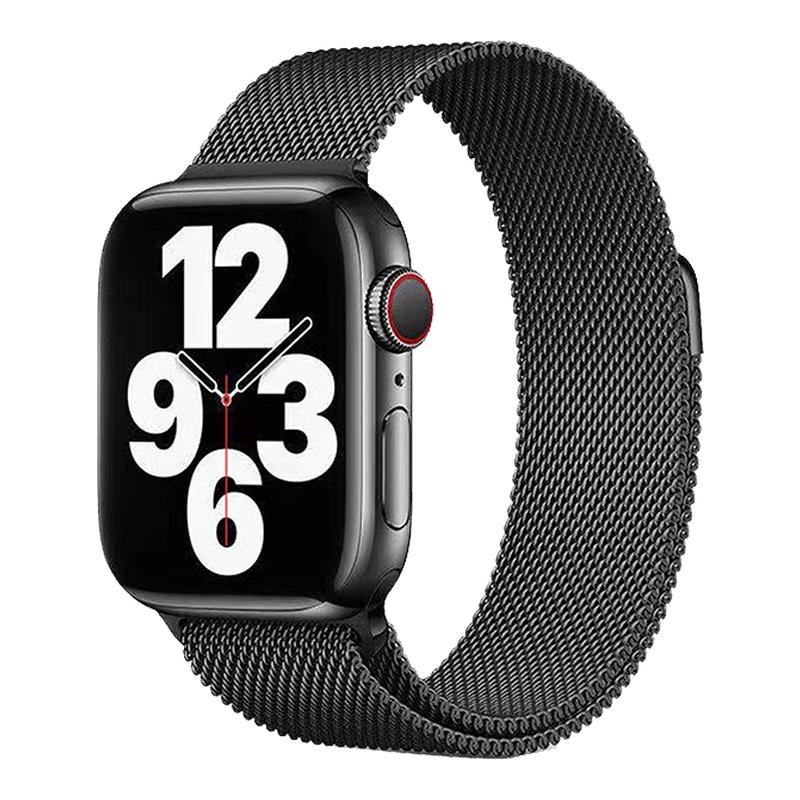 【官网同款】新款苹果S11手表表带米兰尼斯iwatchs10磁吸金属Ultra2/1智能手表s9透气高级磁吸S8/s7运