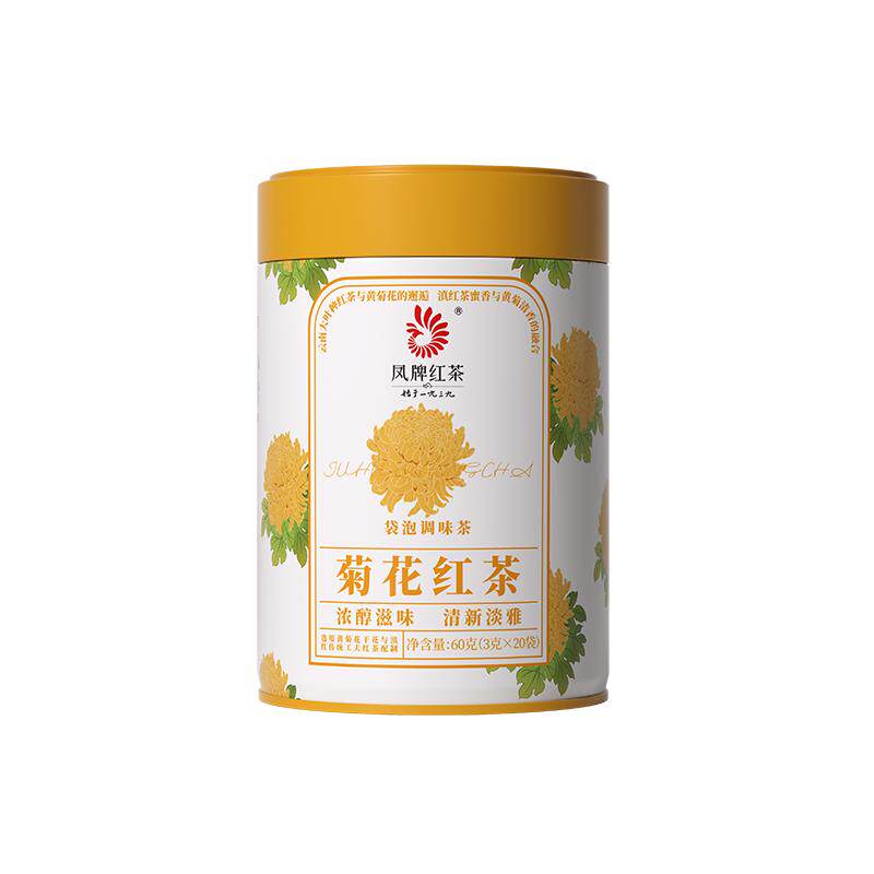 凤牌菊花红茶袋泡茶云南滇红60g