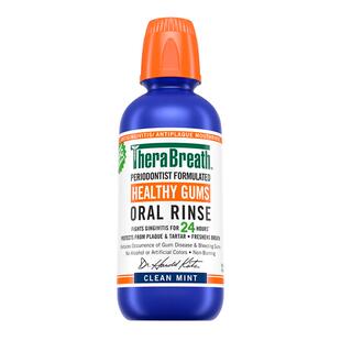 TheraBreath凯斯博士漱口水口臭气牙龈持久清新男女士留香保护