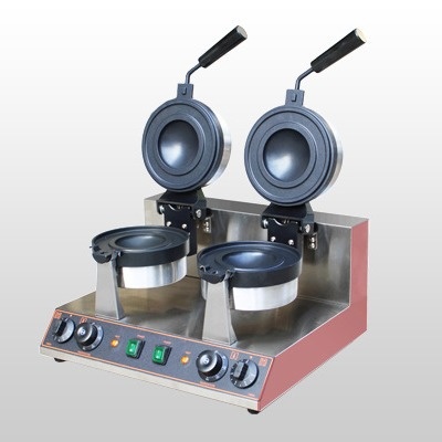 跨境商用双头UFO冰淇淋汉堡机电热款网红飞碟汉堡摆摊小吃设备