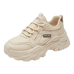 女鞋春季厚底老爹鞋显脚小增高轻便运动鞋小白鞋超轻软底百搭爆款