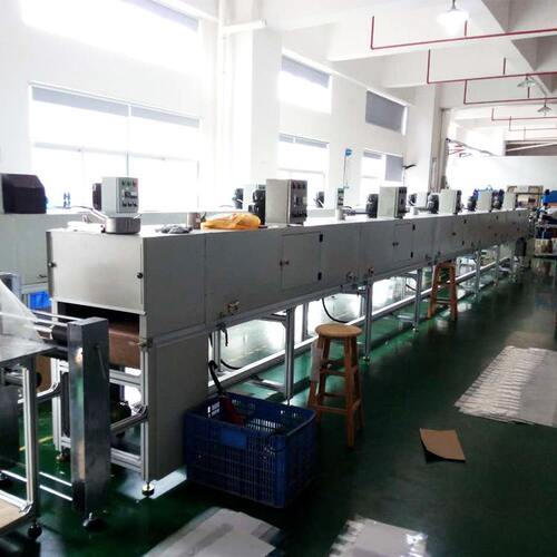 铁氟龙网带烘干机厂家供应 隧道炉喷油喷漆恒温烘干生产线批发