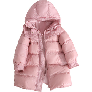 断码特价雅鹿儿童羽绒服女童宝宝中长款女孩洋气加厚冬季正品外套