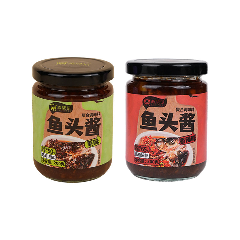 鱼头酱漉鼎记香辣豆豉清蒸鱼酱料