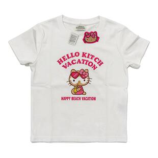 短袖holle kitty黑皮短款可爱T恤女士上衣纯棉夏辣妹印花外贸日单