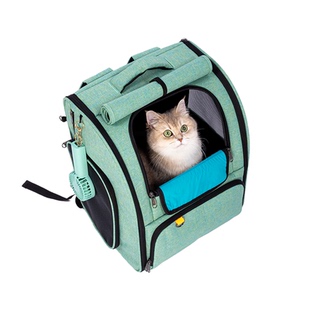 SHEENLULU猫包双肩便携外出大容量宠物包小型犬狗狗包车载可折叠