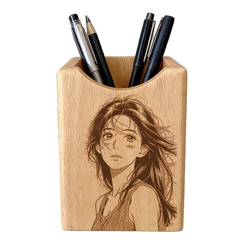 特色照片转手绘雕刻文艺复古礼品