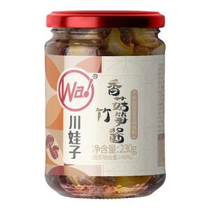 川娃子香菇竹笋酱230g瓶装